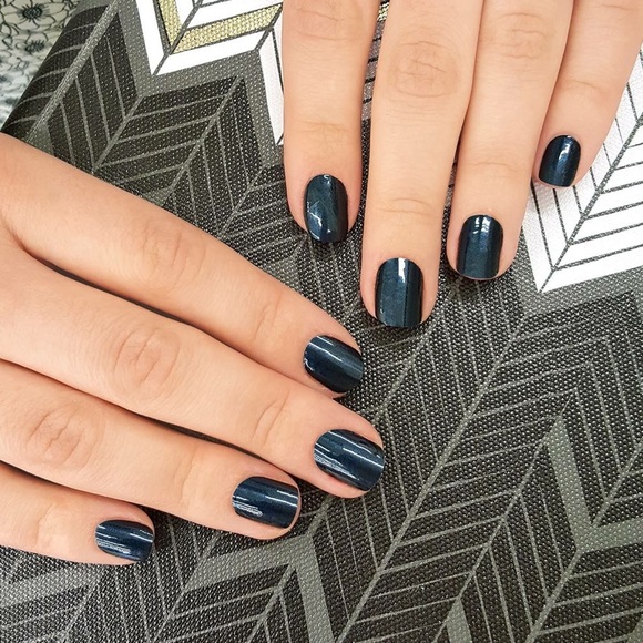 color street nail wraps US NAVY deep blue rare nails retired - Picture 1 of 3
